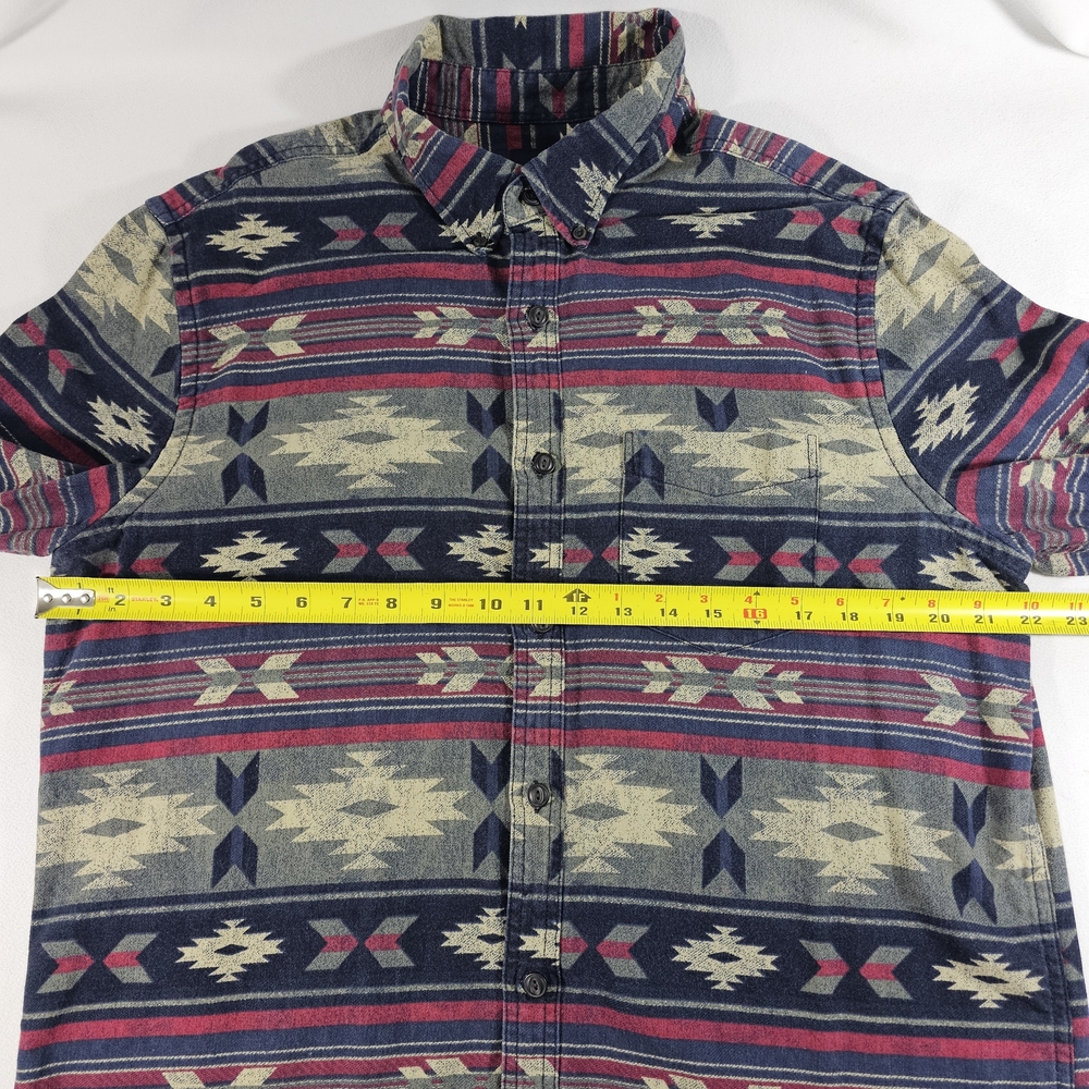 Patterned Button-Up Shirt - image 7